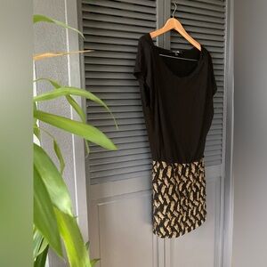 Forever 21 black/bling dress